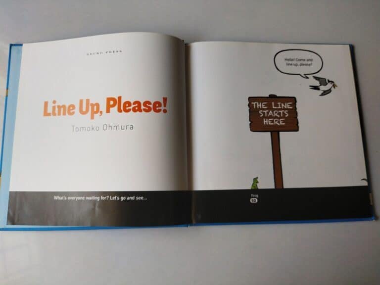 REVIEW: Line Up, Please! By Tomoko Omura - Nathan Reading Journey