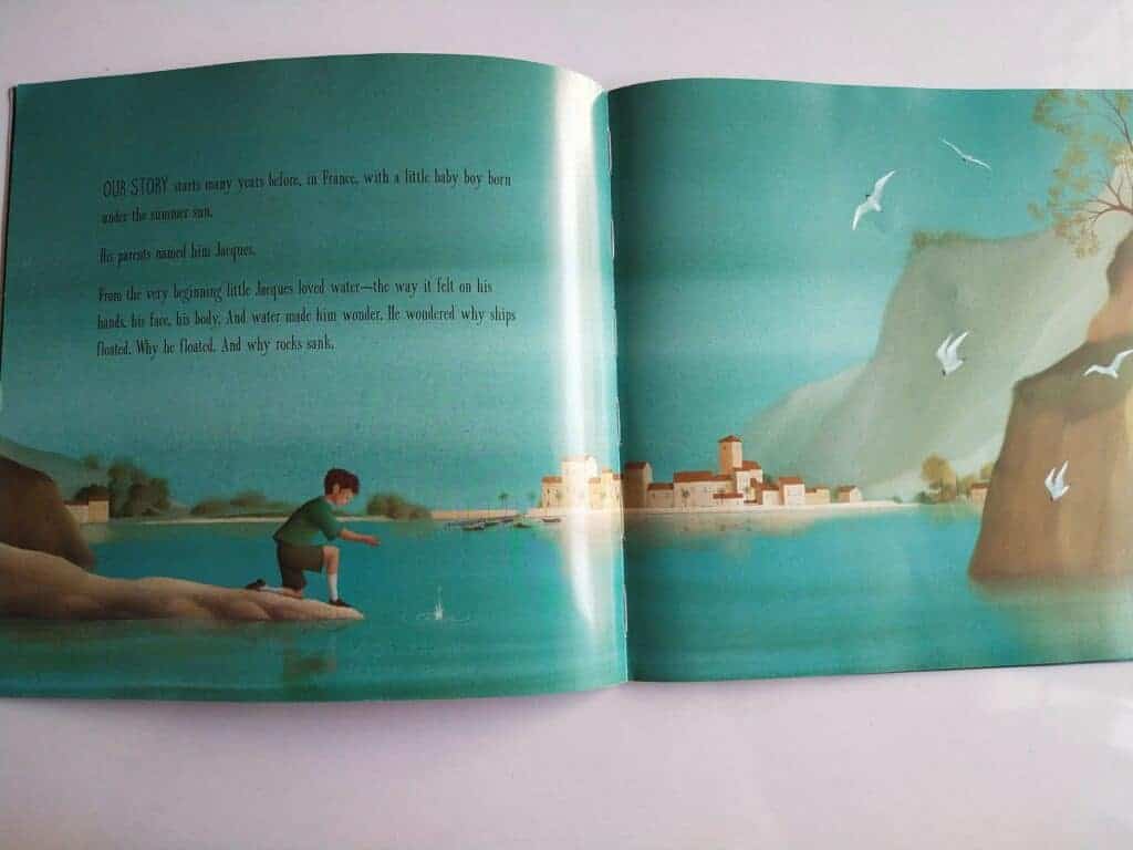 This is a story about Jacques, a boy who loved the sea.