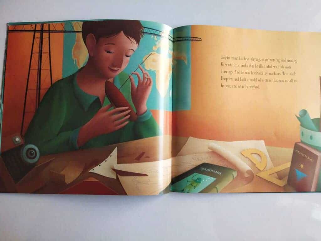 Jacques favourite thing to do was playing, experimenting and illustrating books.